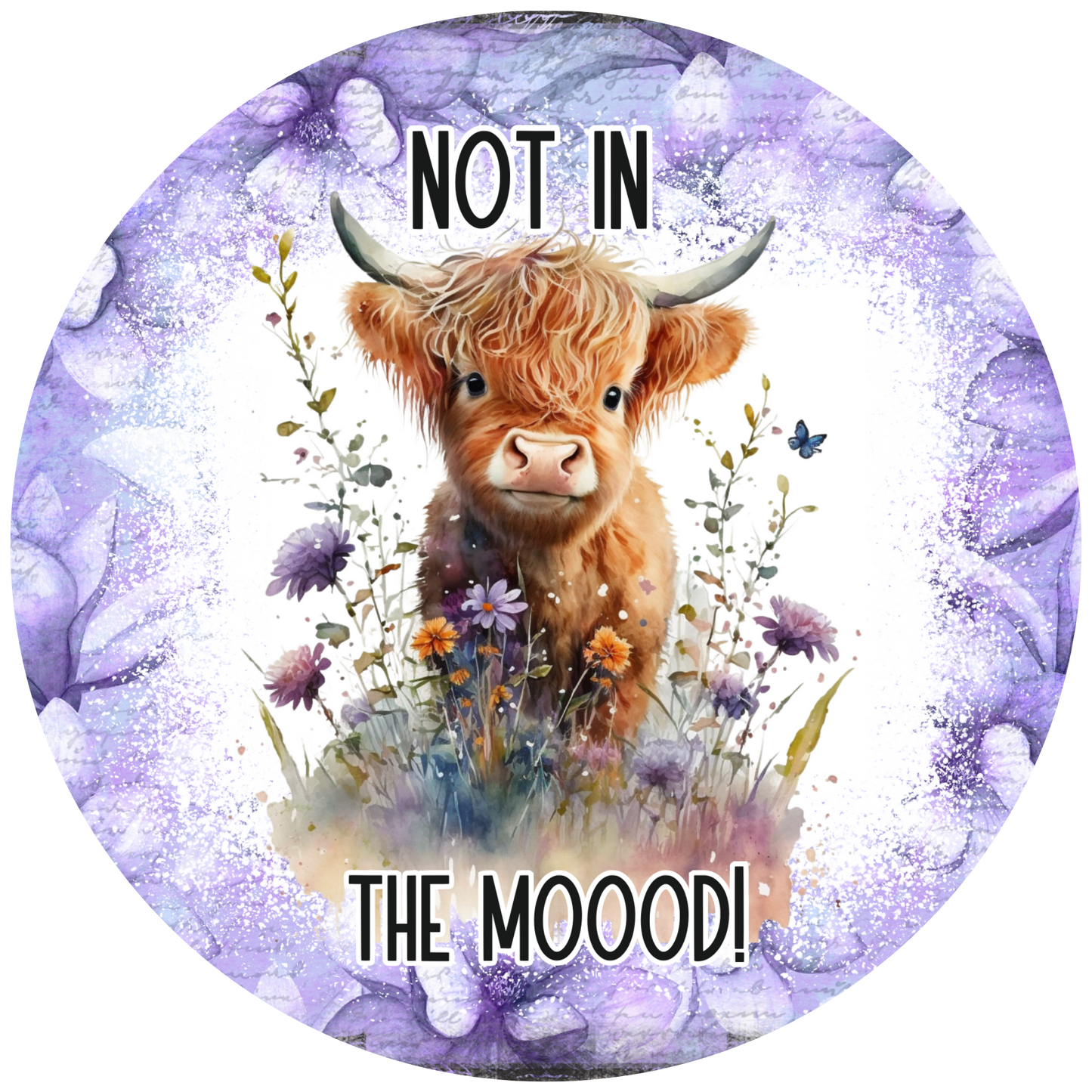 4" Round Ceramic Coaster - Rustic Theme