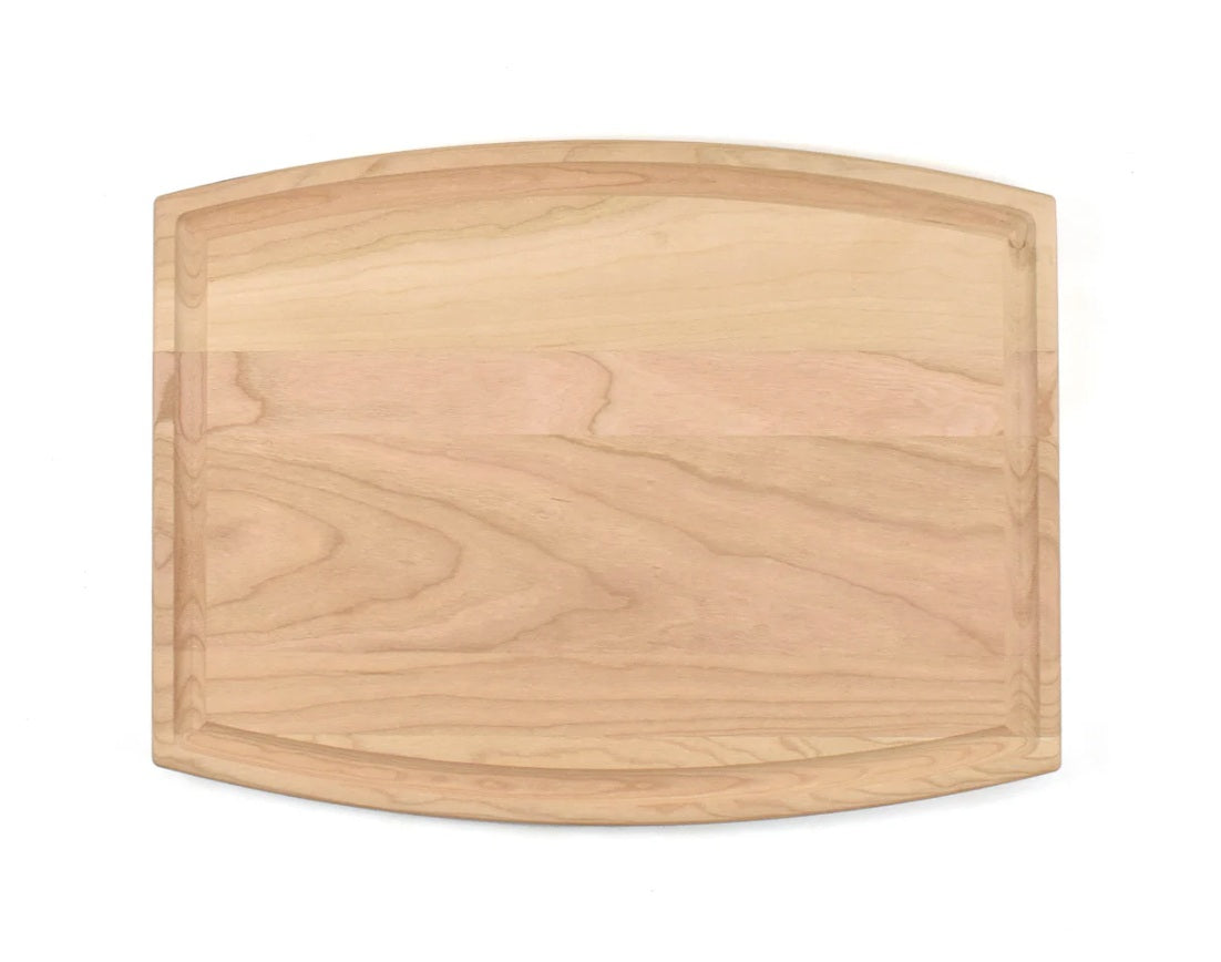 Arched Cutting Board with Juice Groove