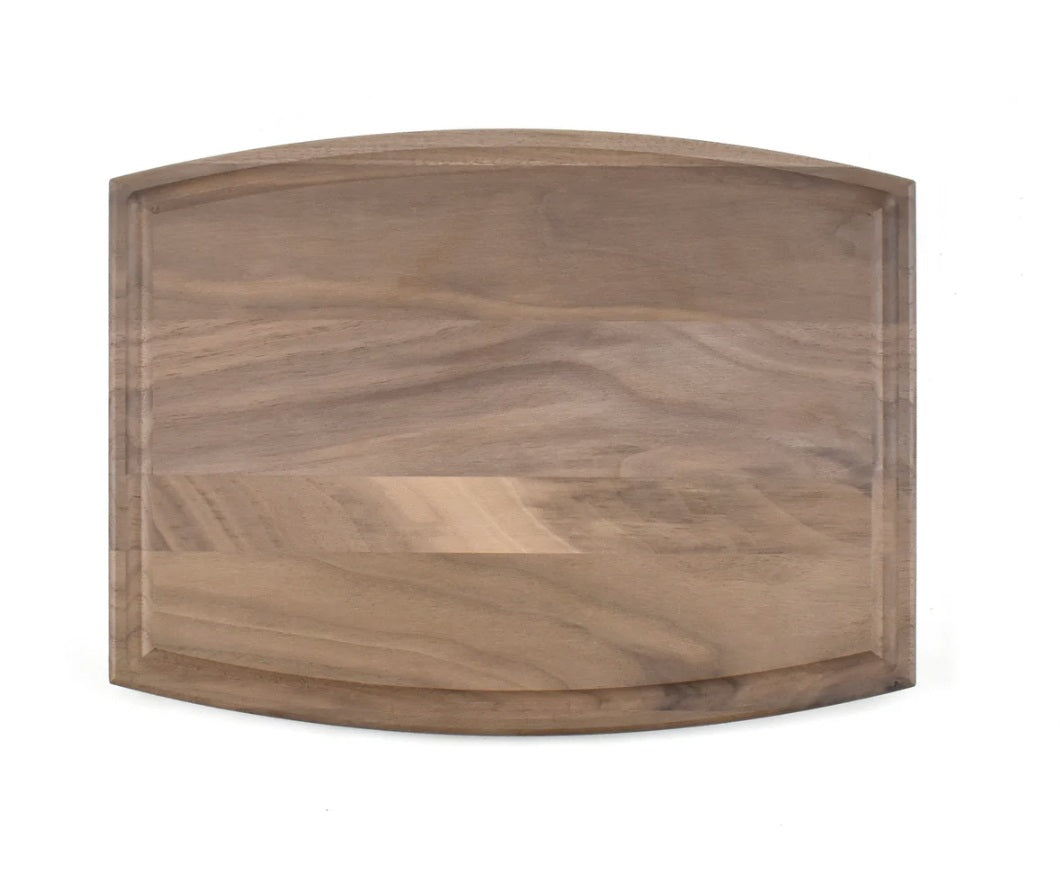 Arched Cutting Board with Juice Groove