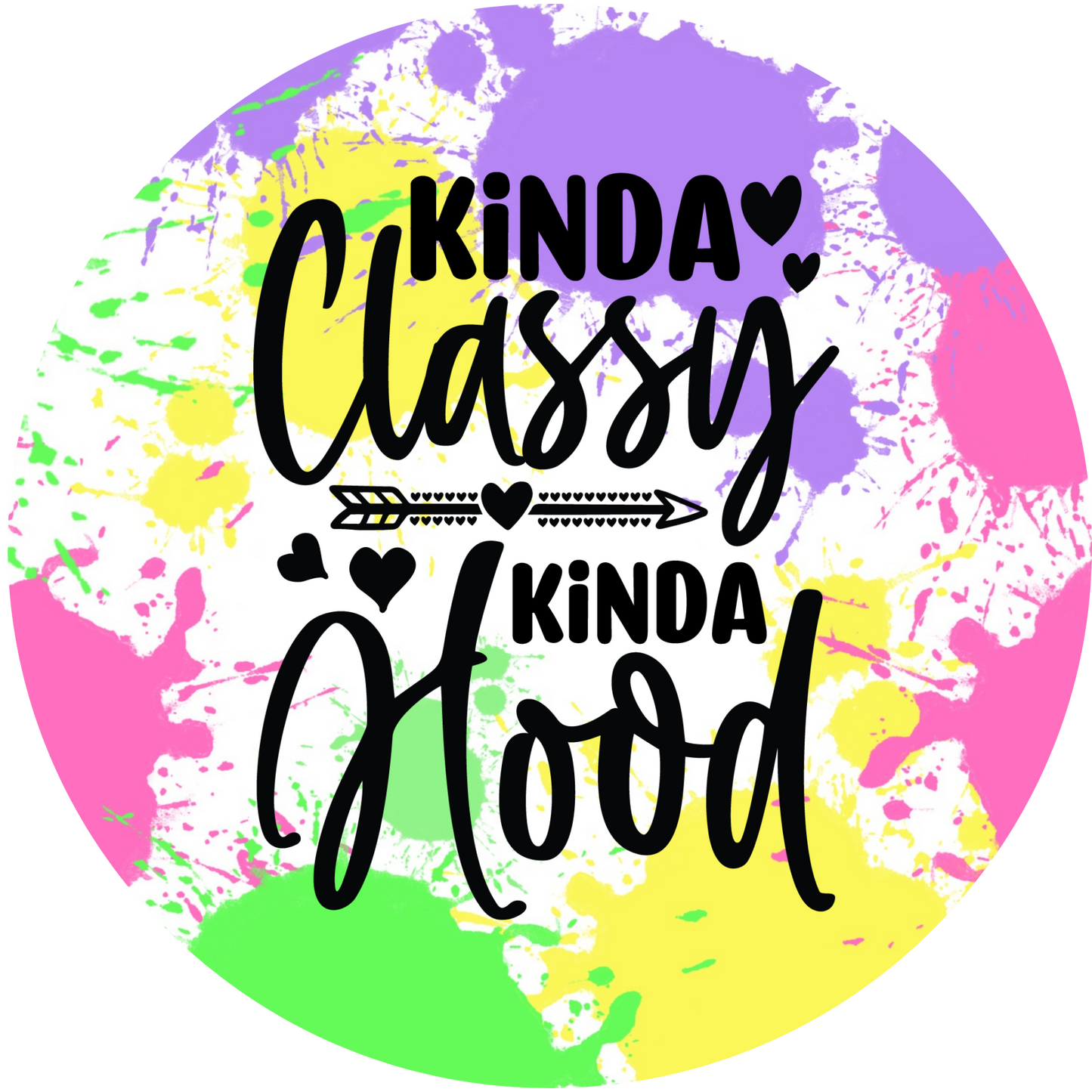 4" Round Ceramic Coaster - Sarcastic Theme