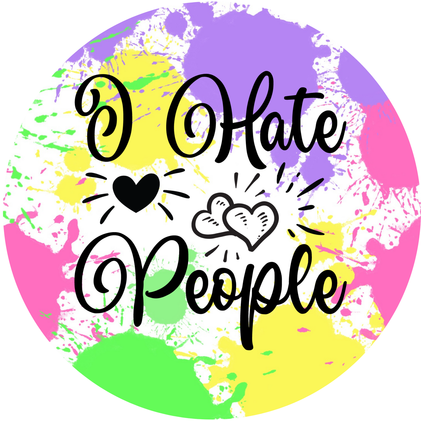 4" Round Ceramic Coaster - Sarcastic Theme