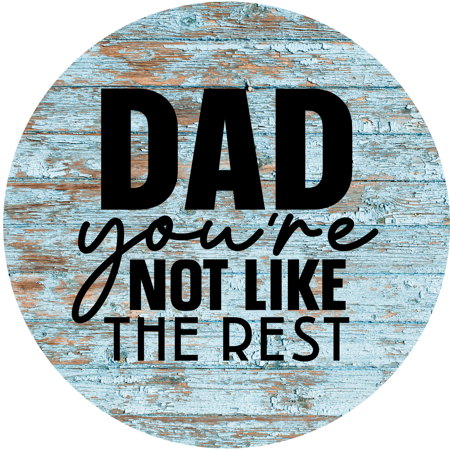 4" Round Ceramic Coaster - Family Theme