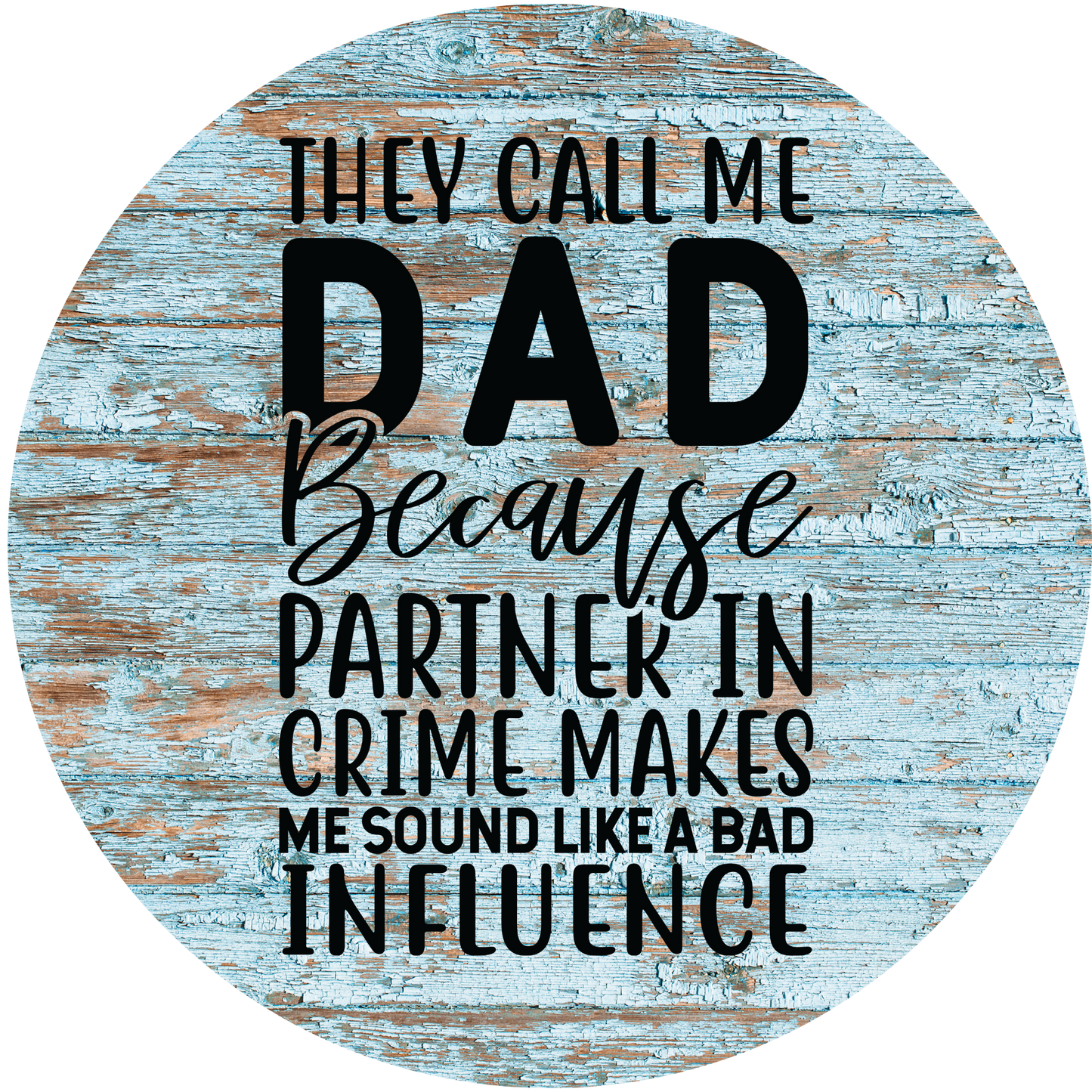 4" Round Ceramic Coaster - Family Theme