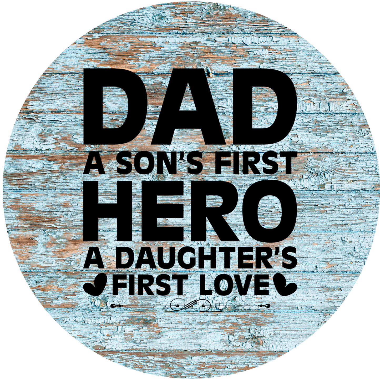 4" Round Ceramic Coaster - Family Theme