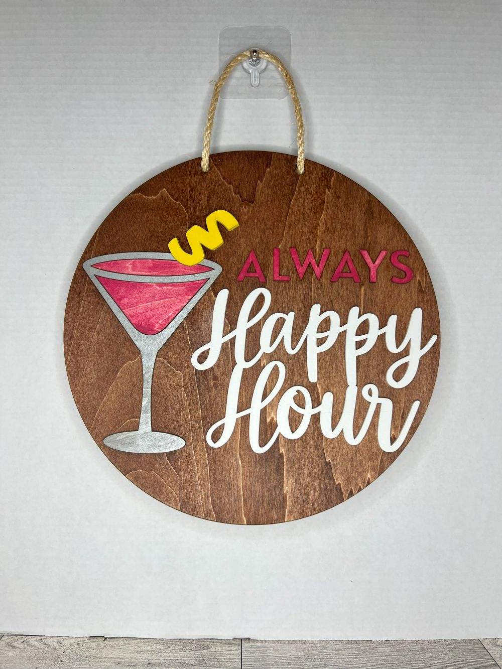 Always Happy Hour Door Sign - 1121