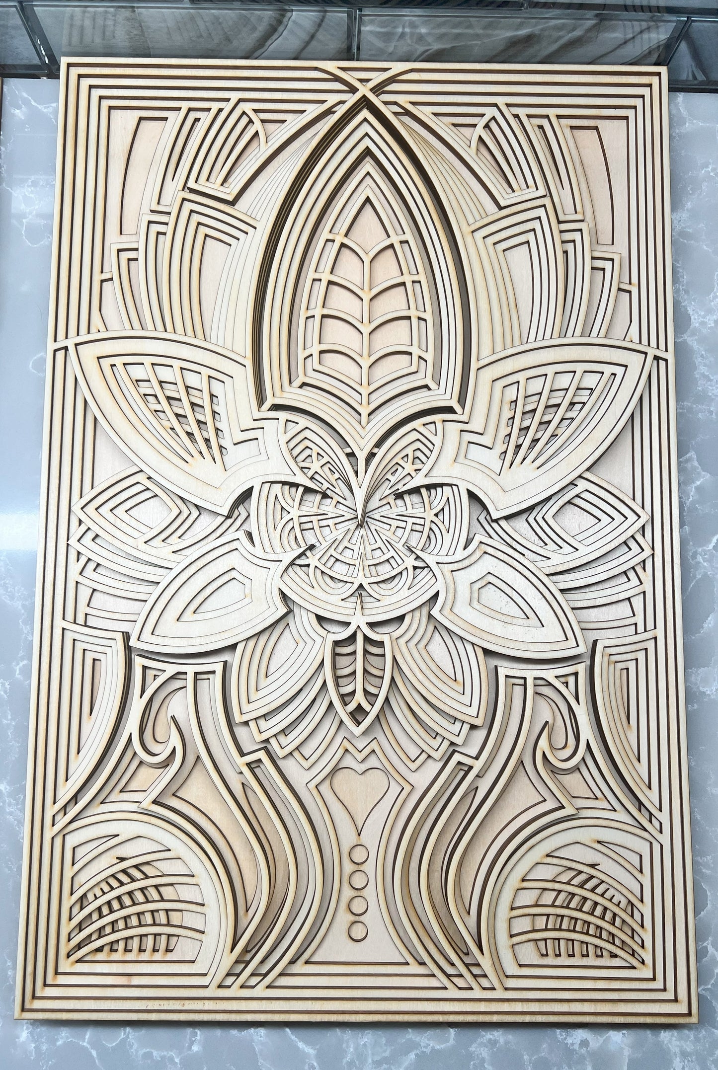 3-Section Multi-Color Mandala