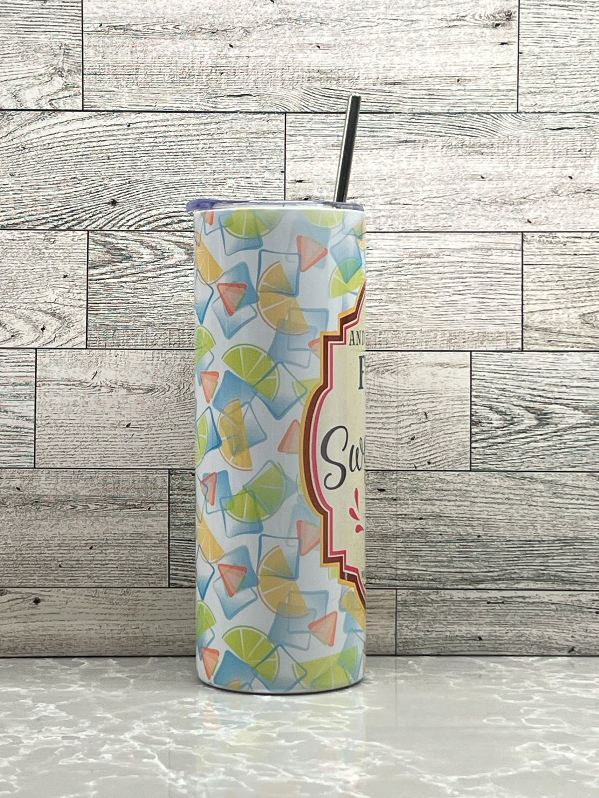 20oz Stainless Steel Tumbler "Sweet Tea"