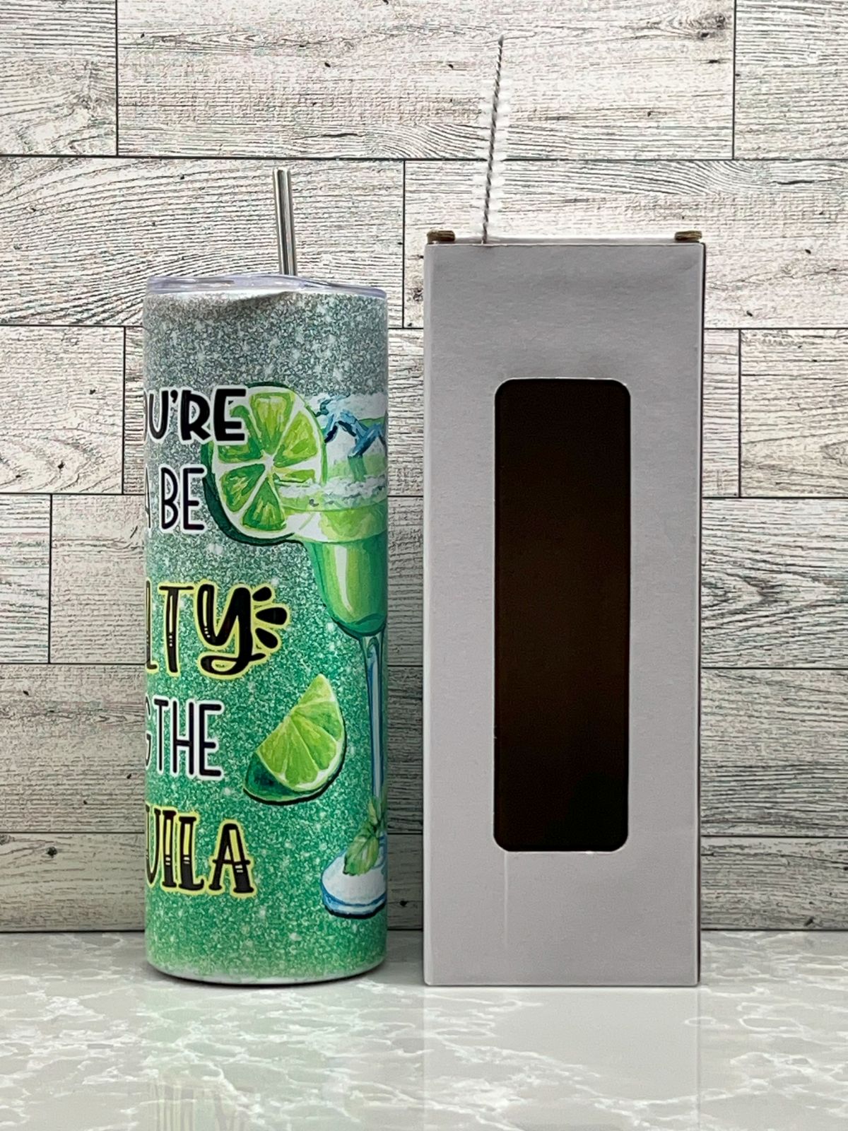 20oz Stainless Steel Tumbler "Salty Tequilia"