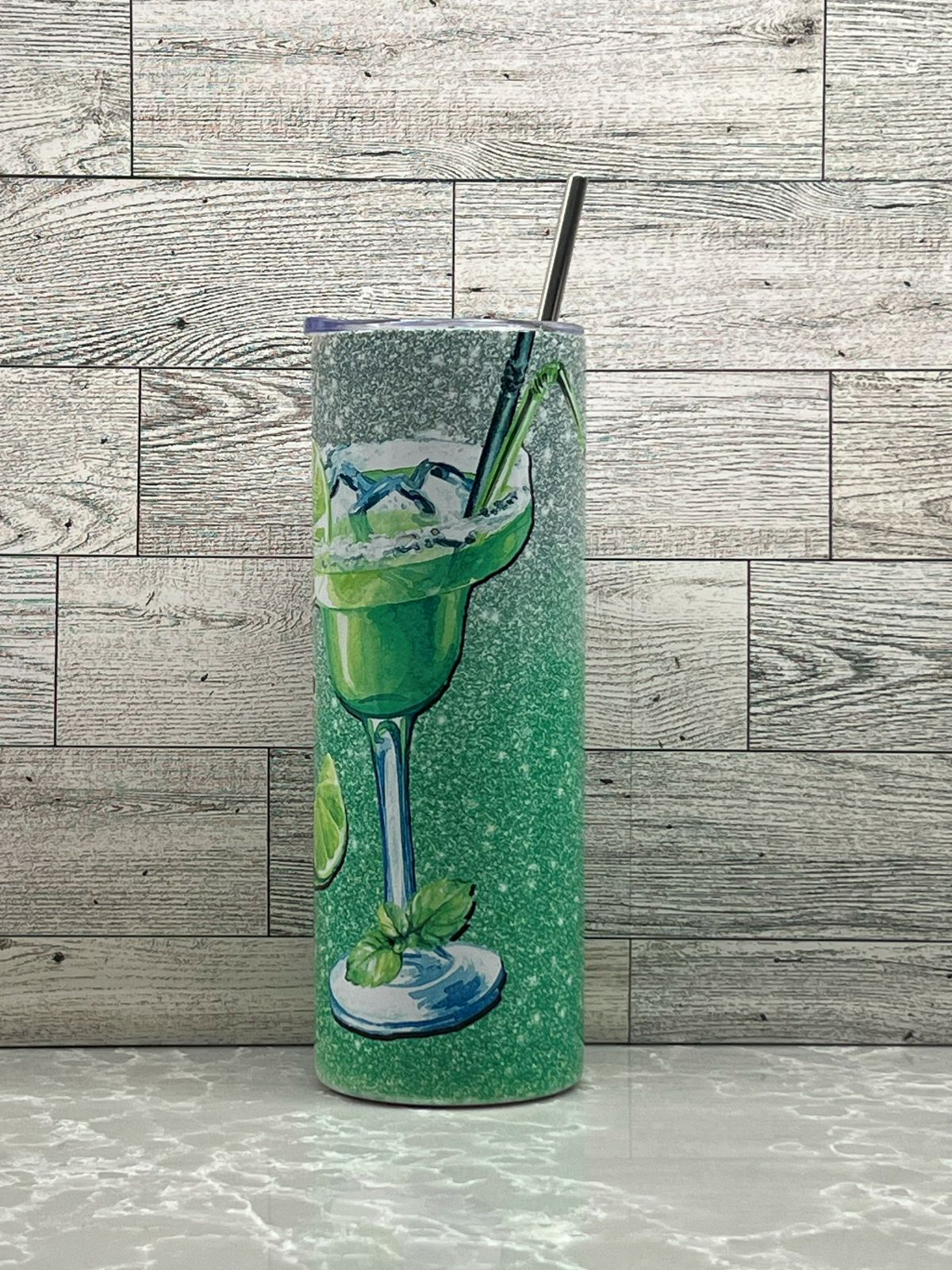 20oz Stainless Steel Tumbler "Salty Tequilia"