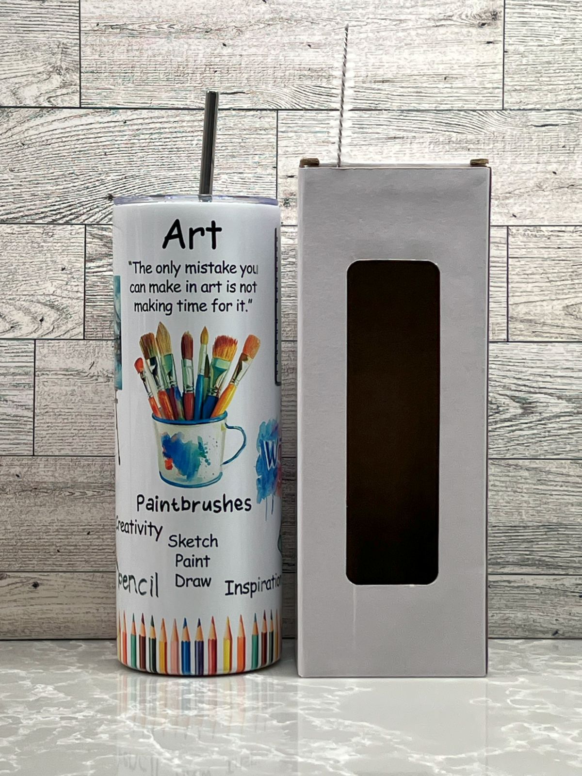 20oz Stainless Steel Tumbler "Art"