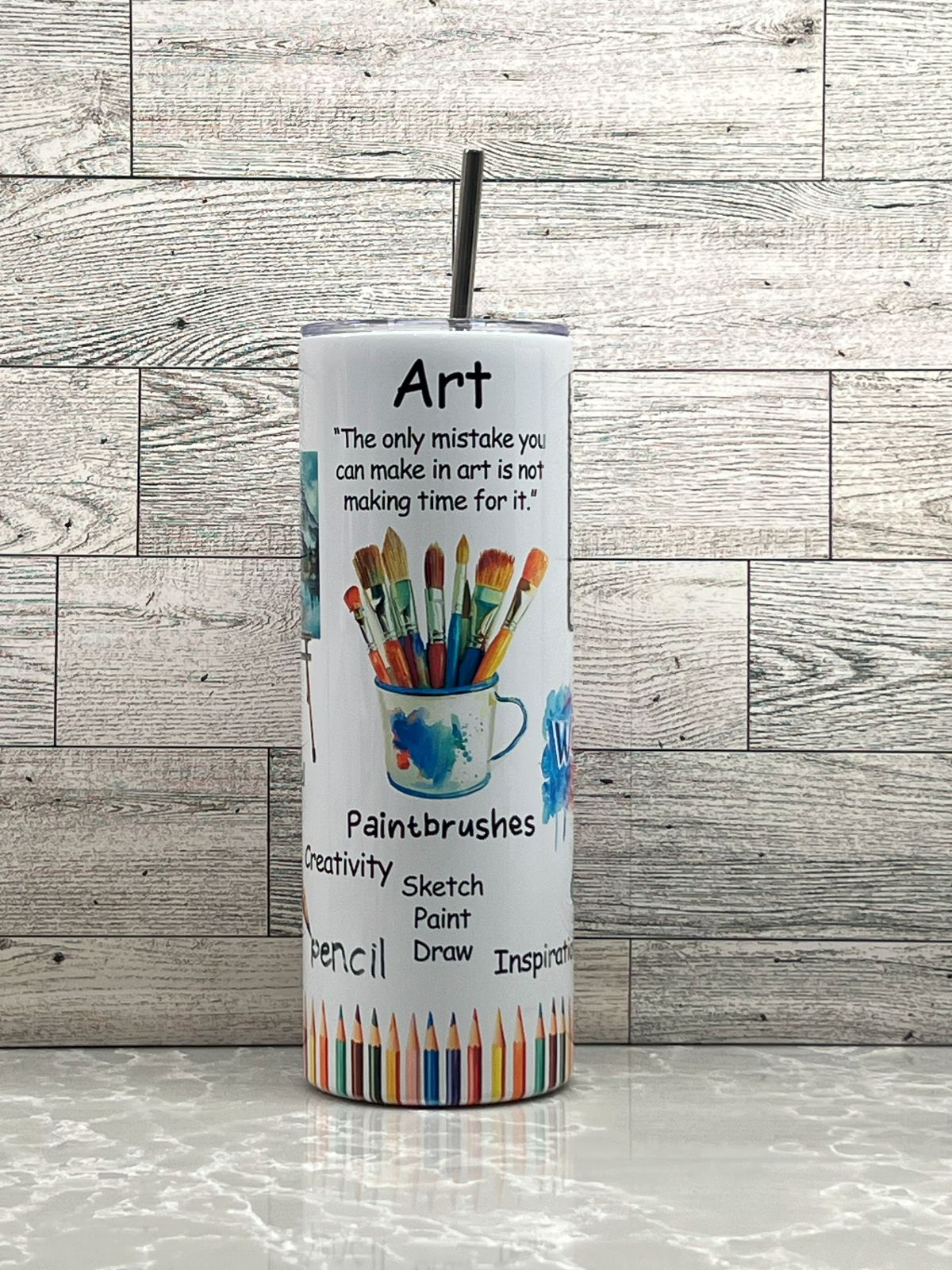 20oz Stainless Steel Tumbler "Art"