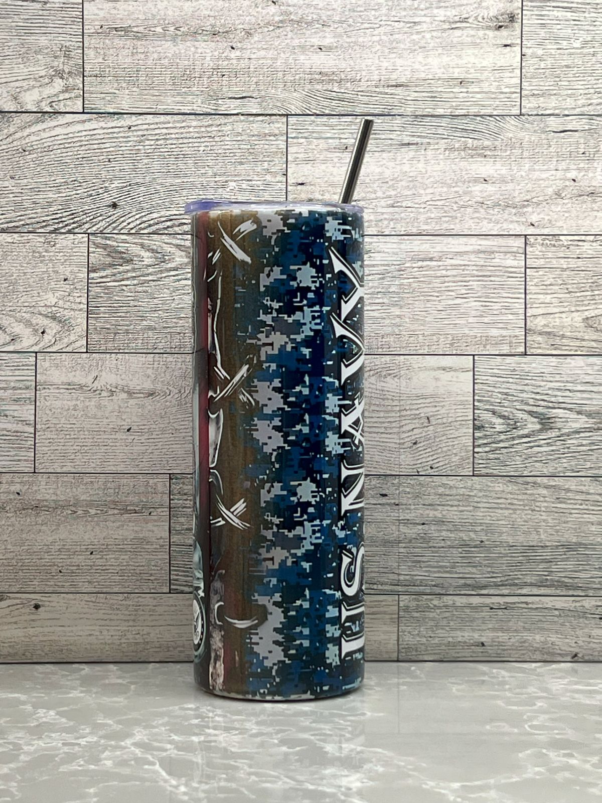20oz Stainless Steel Tumbler "US Navy"