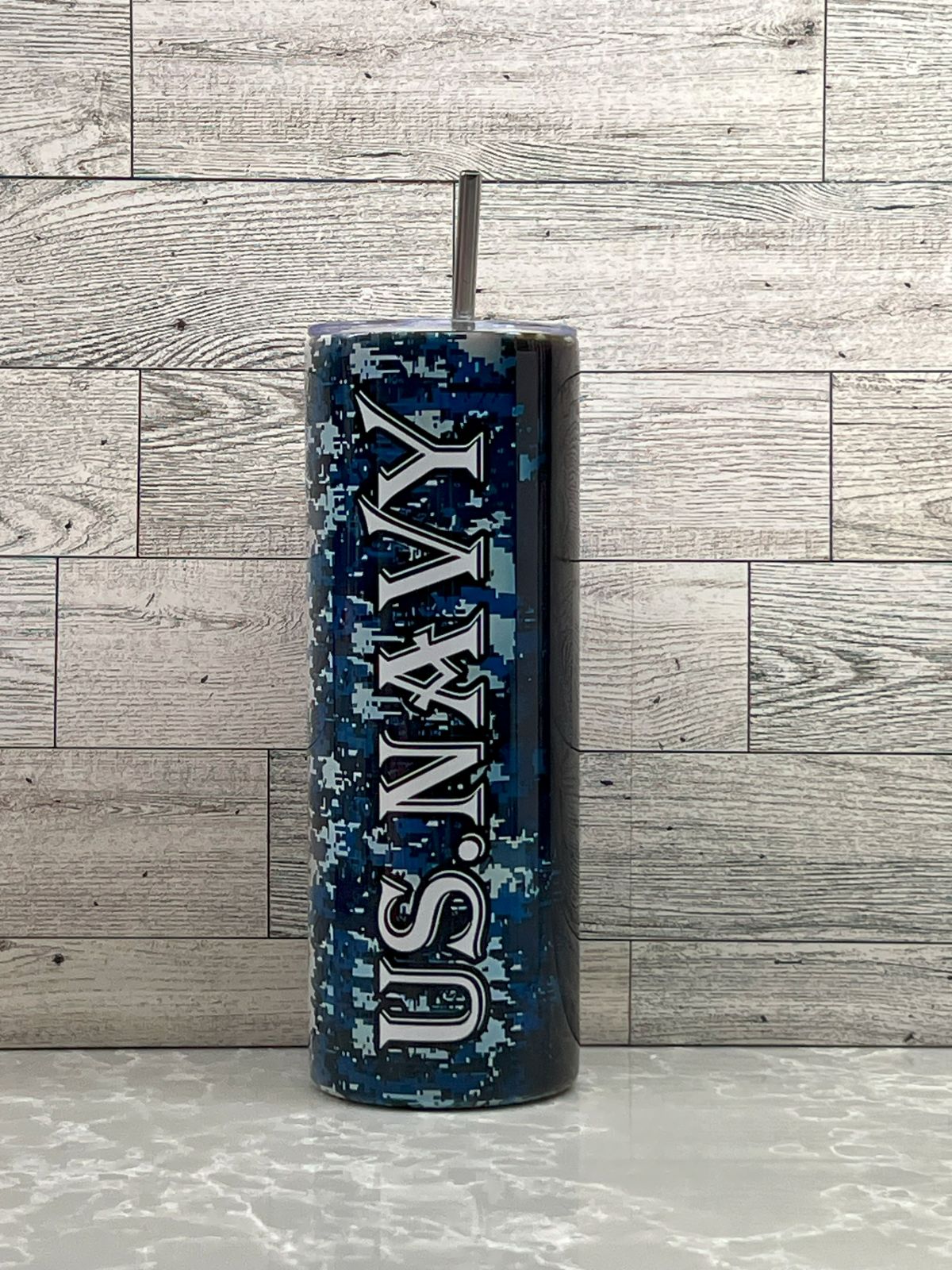 20oz Stainless Steel Tumbler "US Navy"