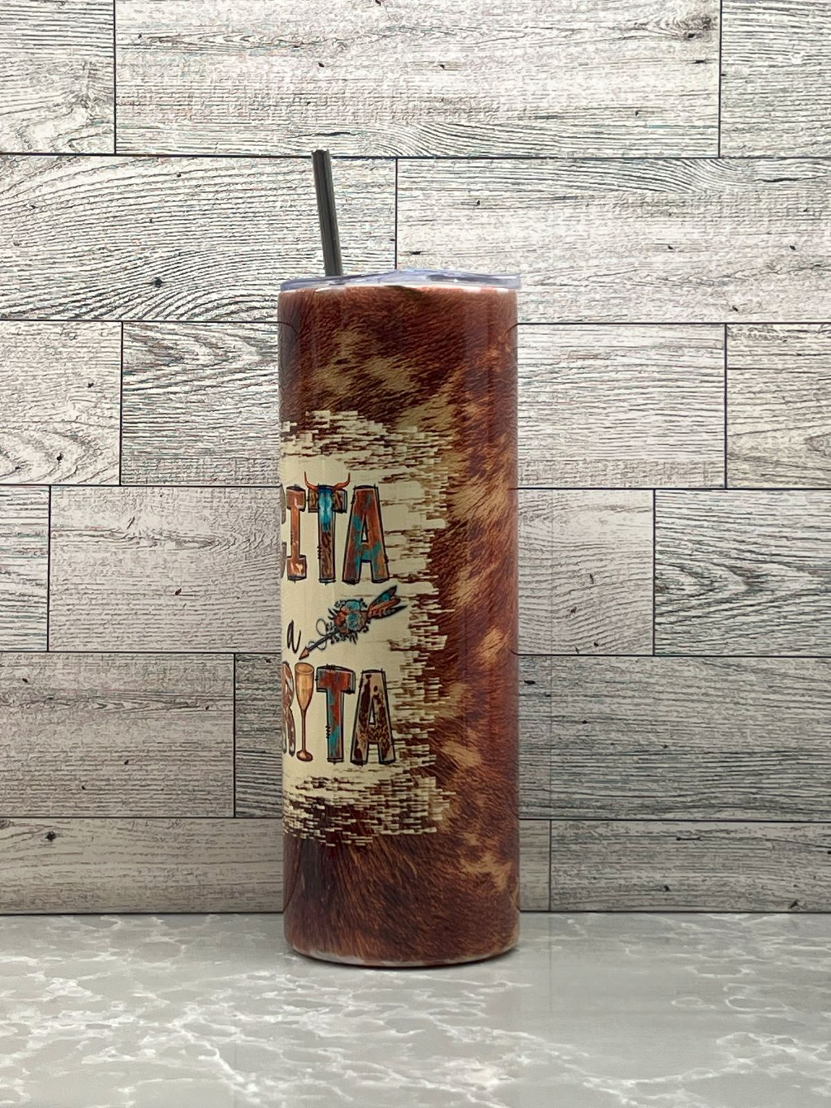 20oz Stainless Steel Tumbler "Mamacita"