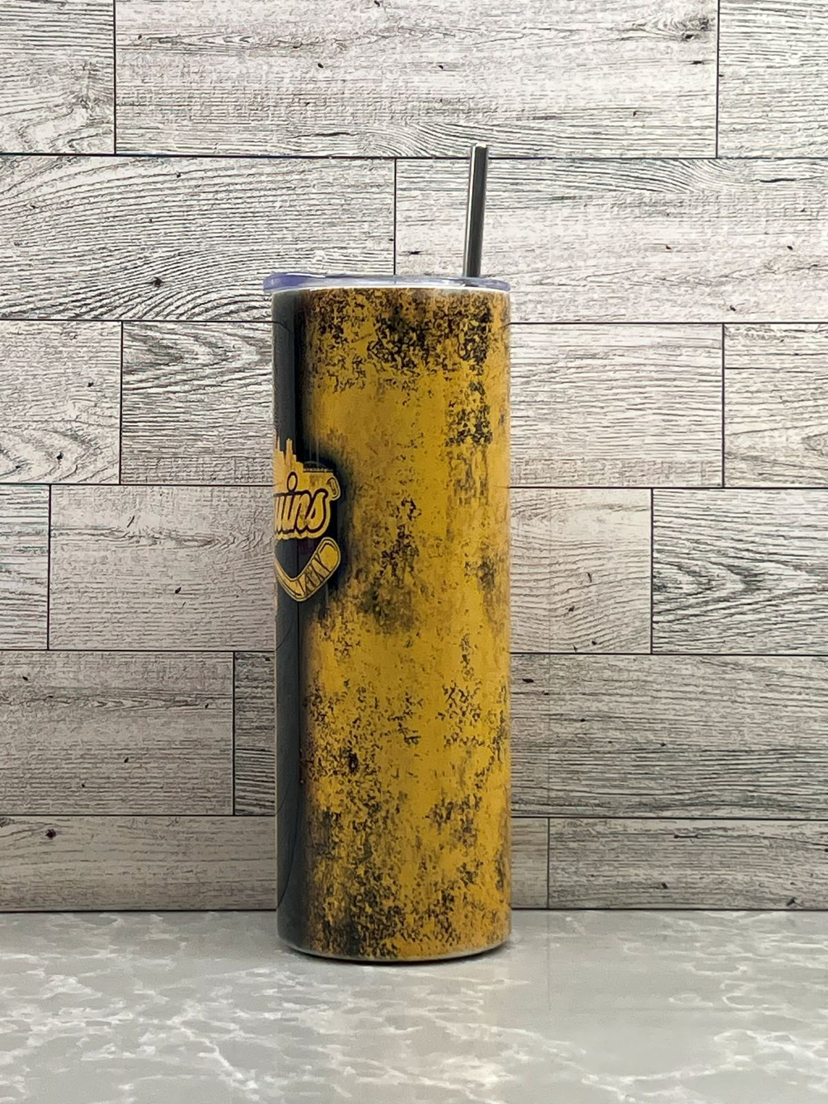 20oz Stainless Steel Tumbler "Penguins"
