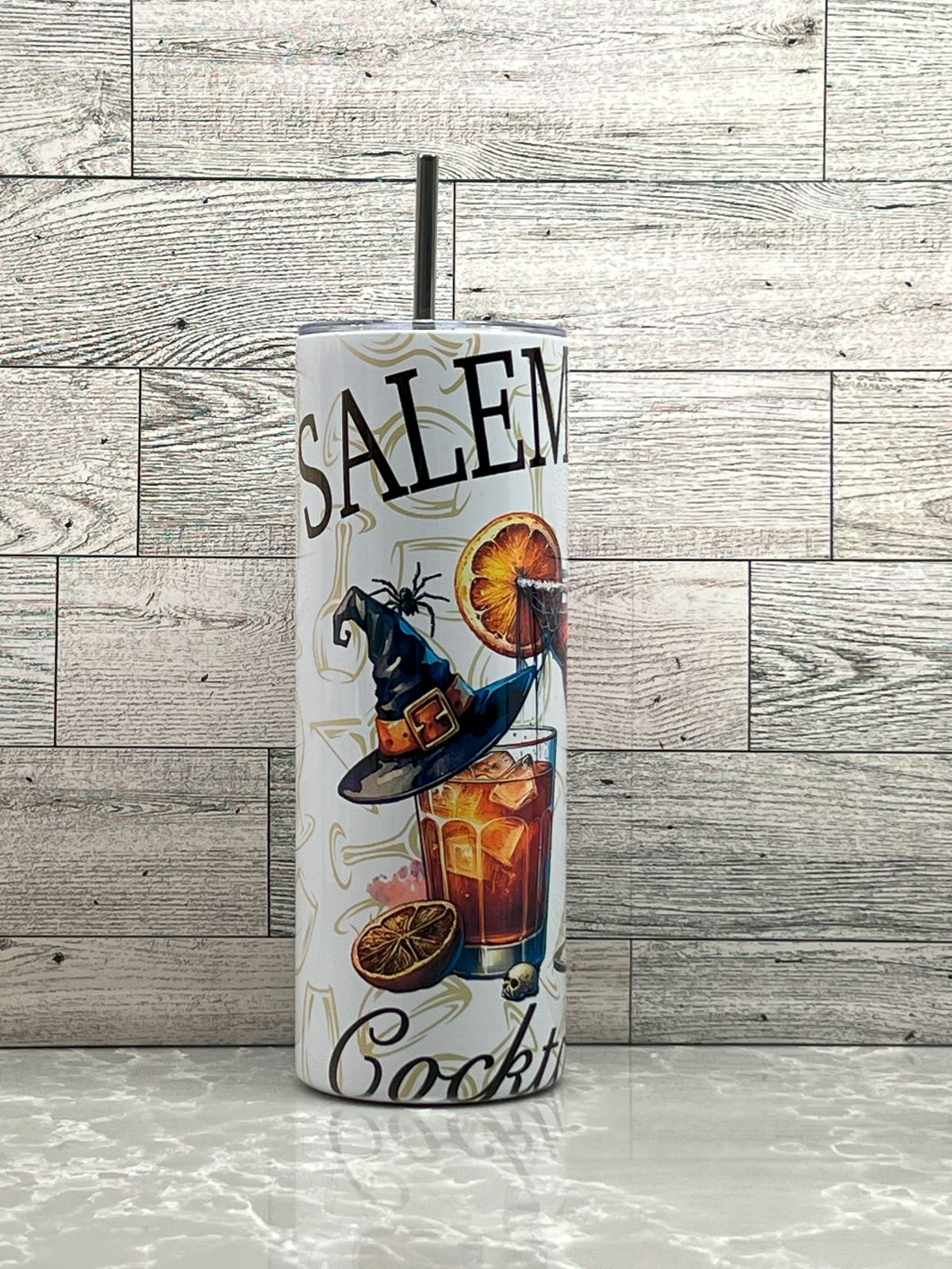 20oz Stainless Steel Tumbler "Salem Cocktail"