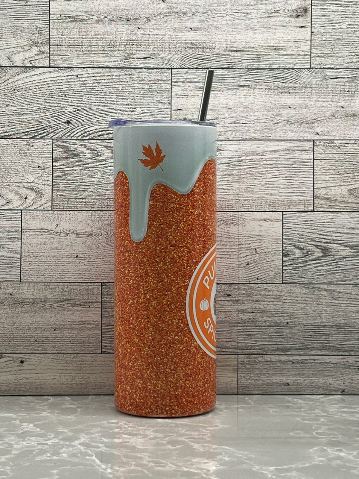 20oz Stainless Steel Tumbler "Pumpkin Spice Life"