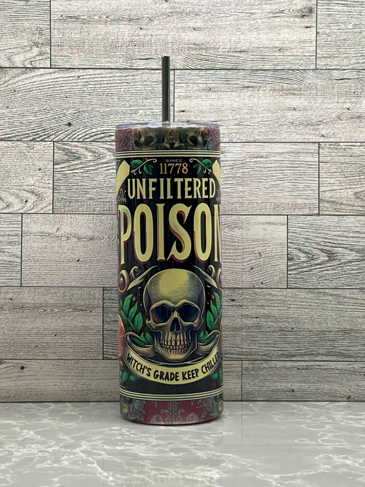 20oz Stainless Steel Tumbler "Poison"