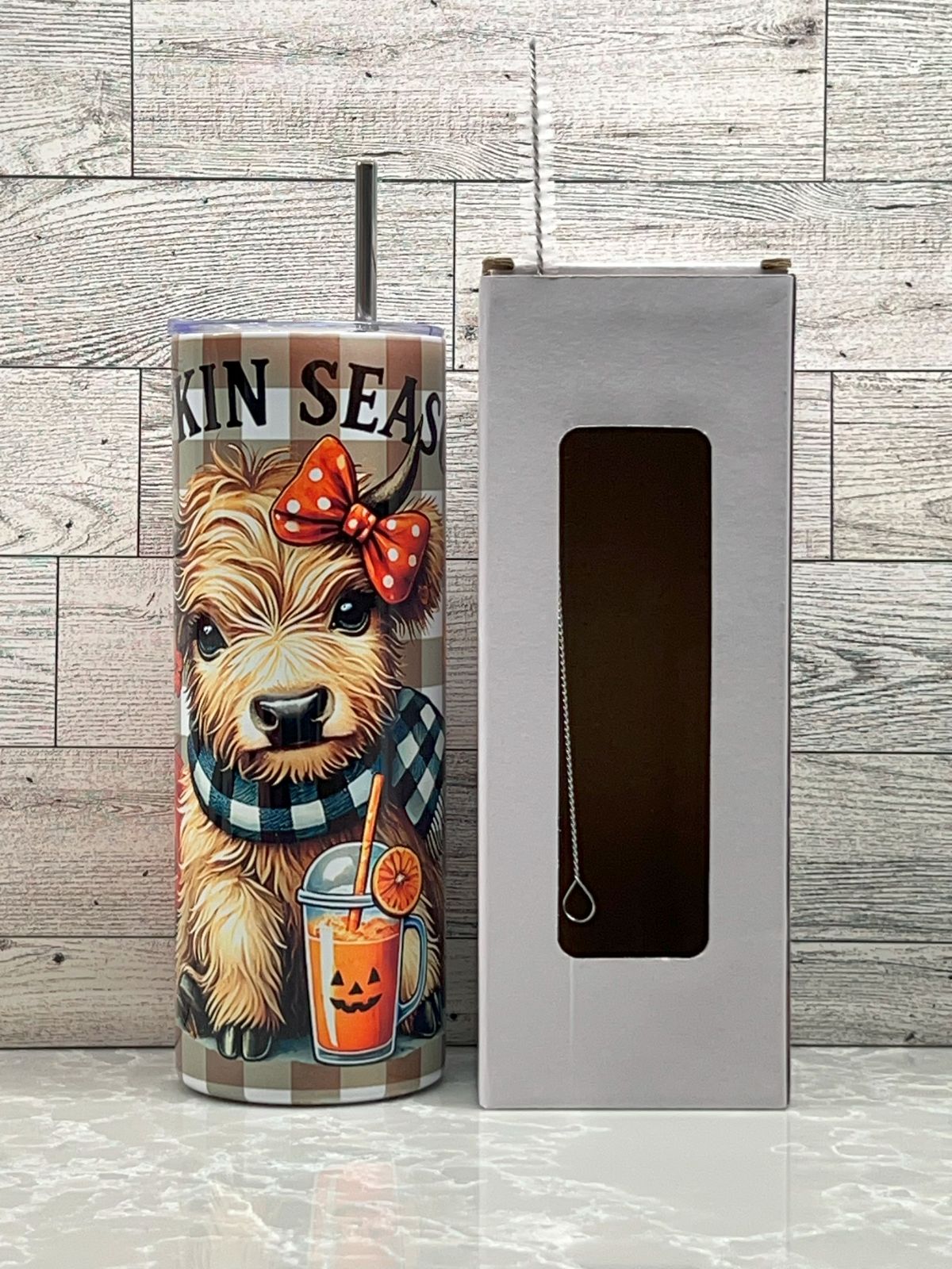 20oz Stainless Steel Tumbler "Pumpkin Season"