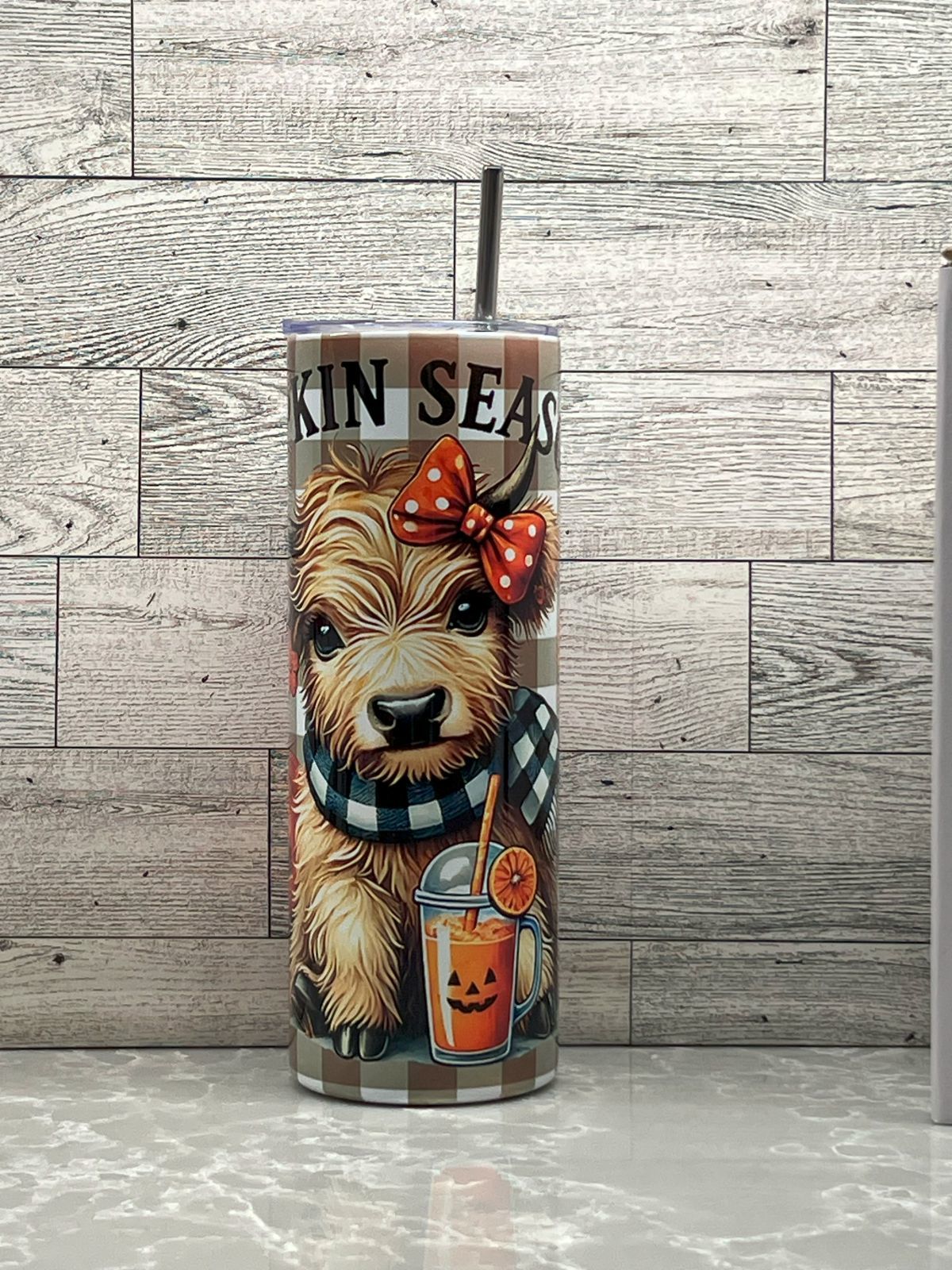 20oz Stainless Steel Tumbler "Pumpkin Season"
