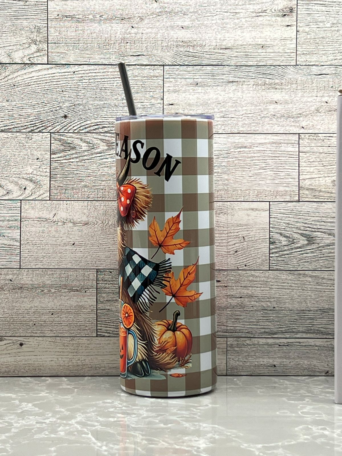 20oz Stainless Steel Tumbler "Pumpkin Season"