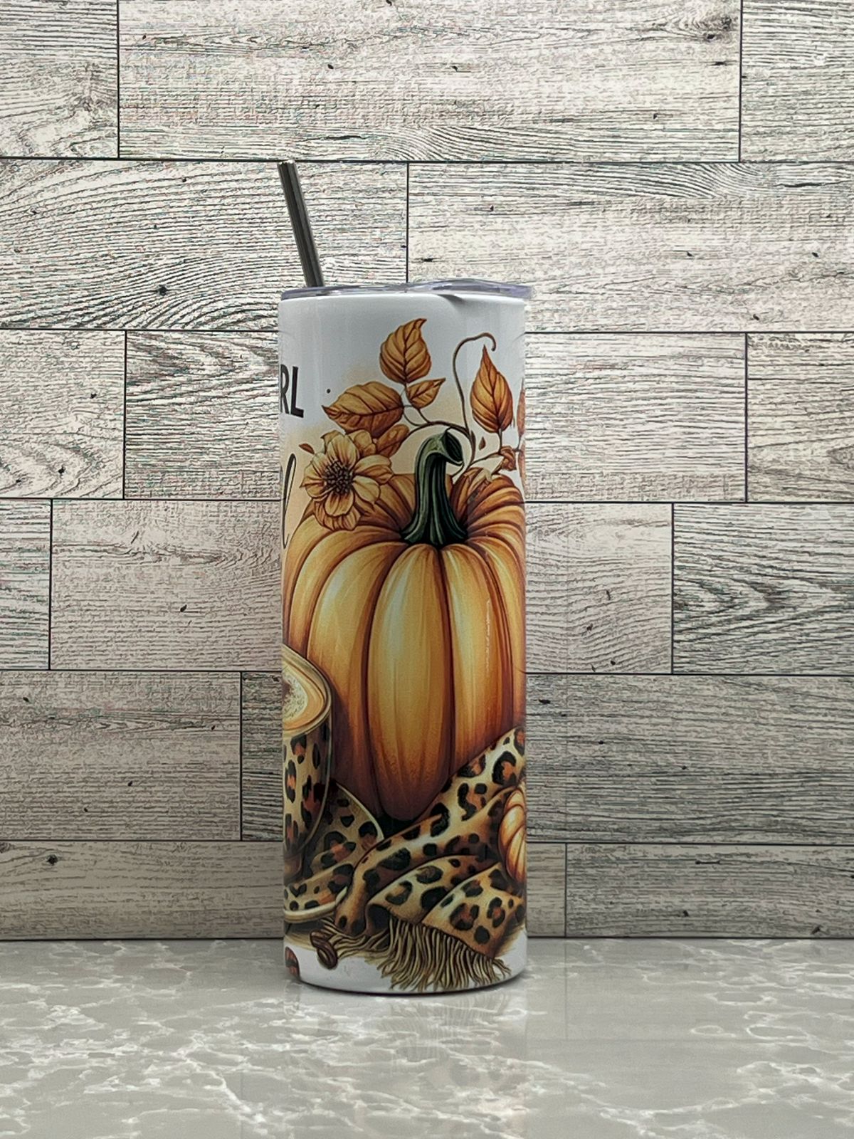 20oz Stainless Steel Tumbler "Just A Girl"