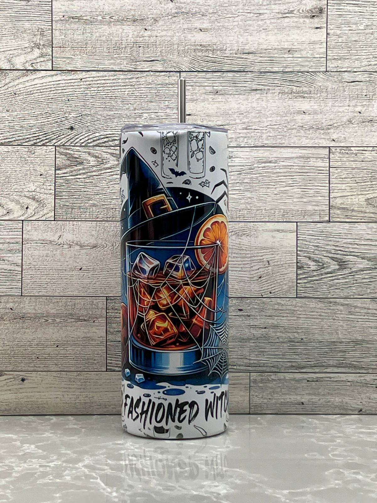 20oz Stainless Steel Tumbler "Old Fashioned"