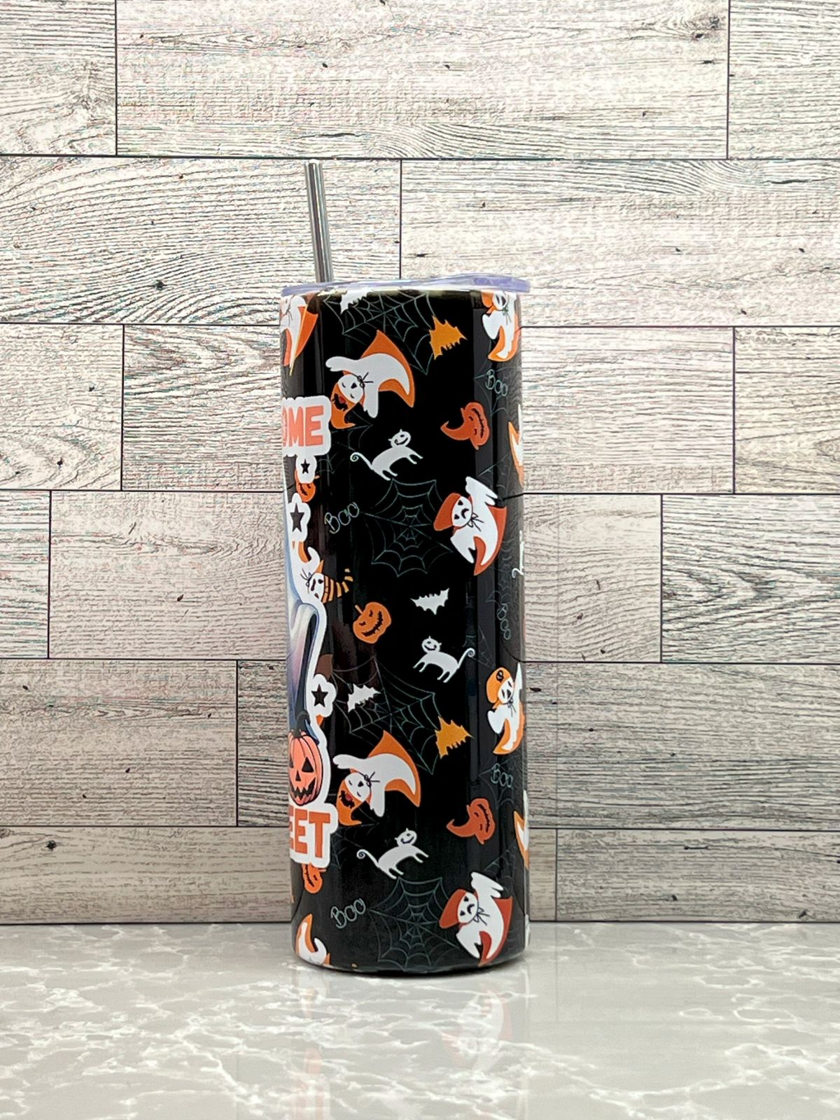 20oz Stainless Steel Tumbler "Boo Sheet"