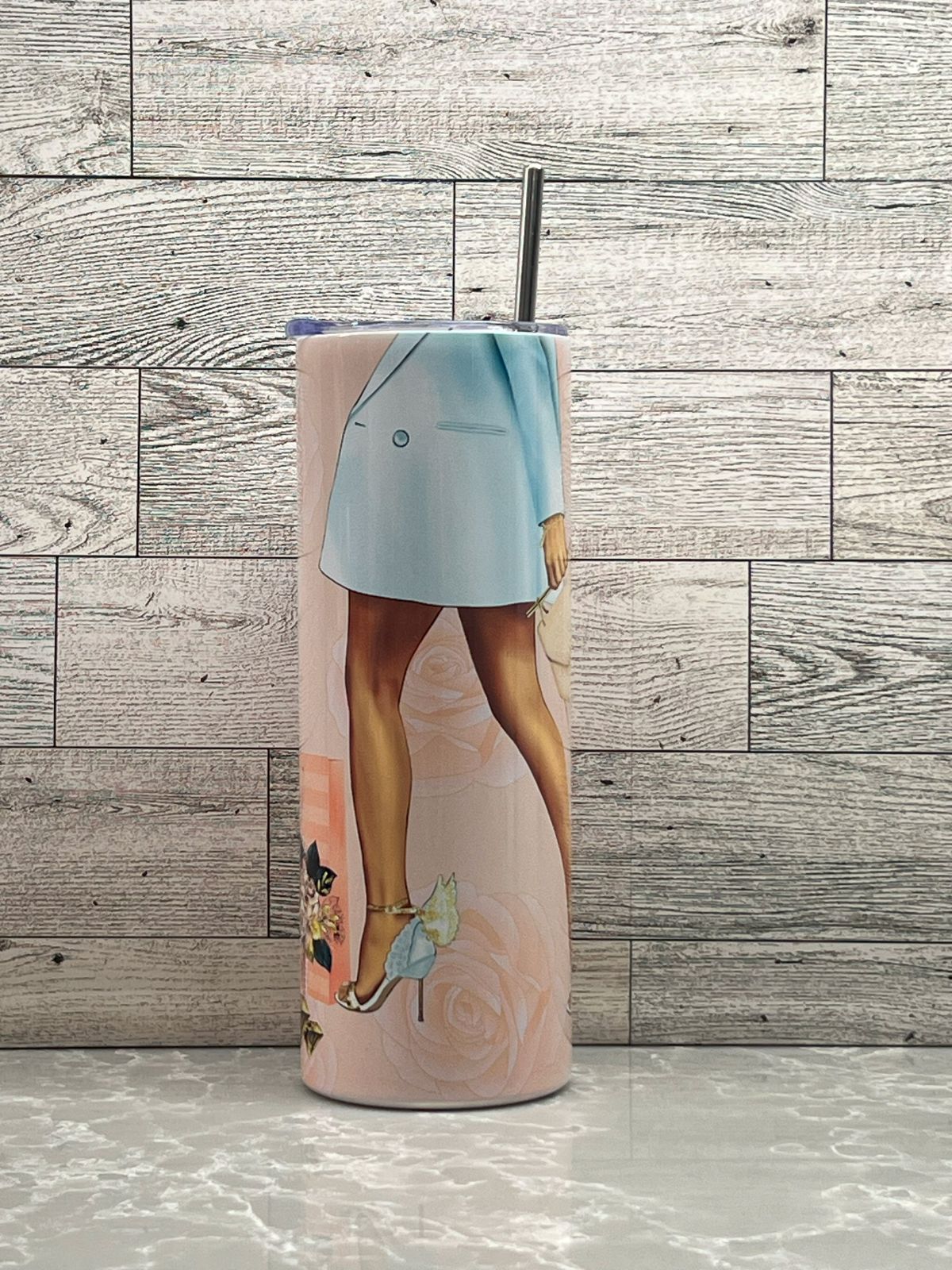 20oz Stainless Steel Tumbler "High Heels"
