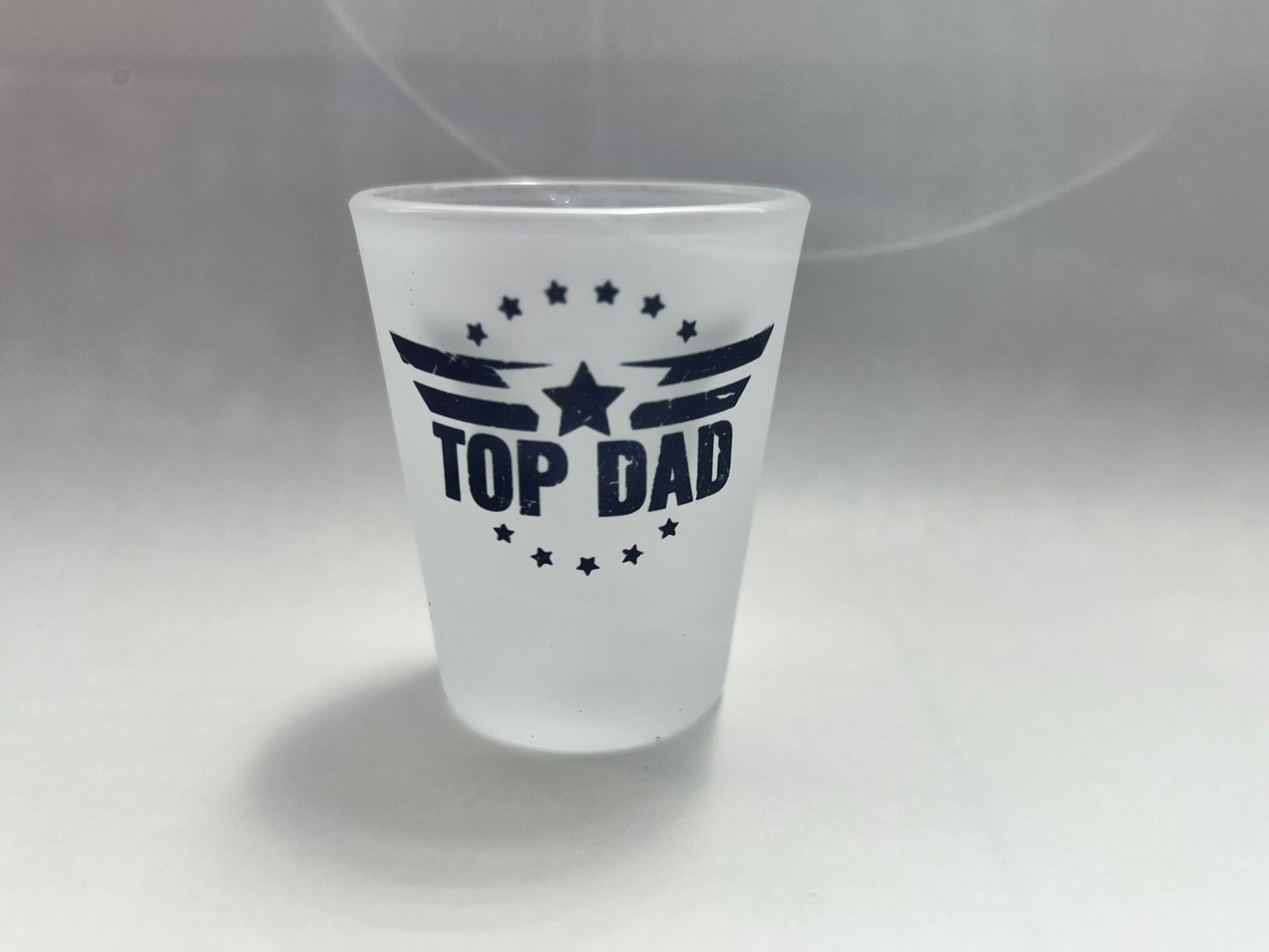 1.5oz Shot Glass - Top Dad