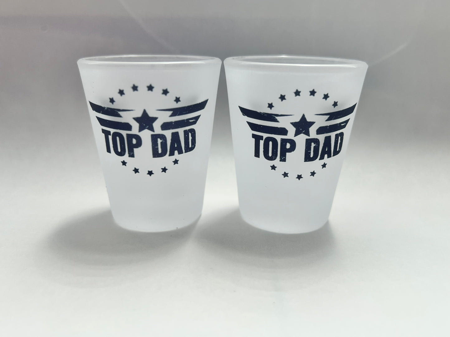 1.5oz Shot Glass - Top Dad