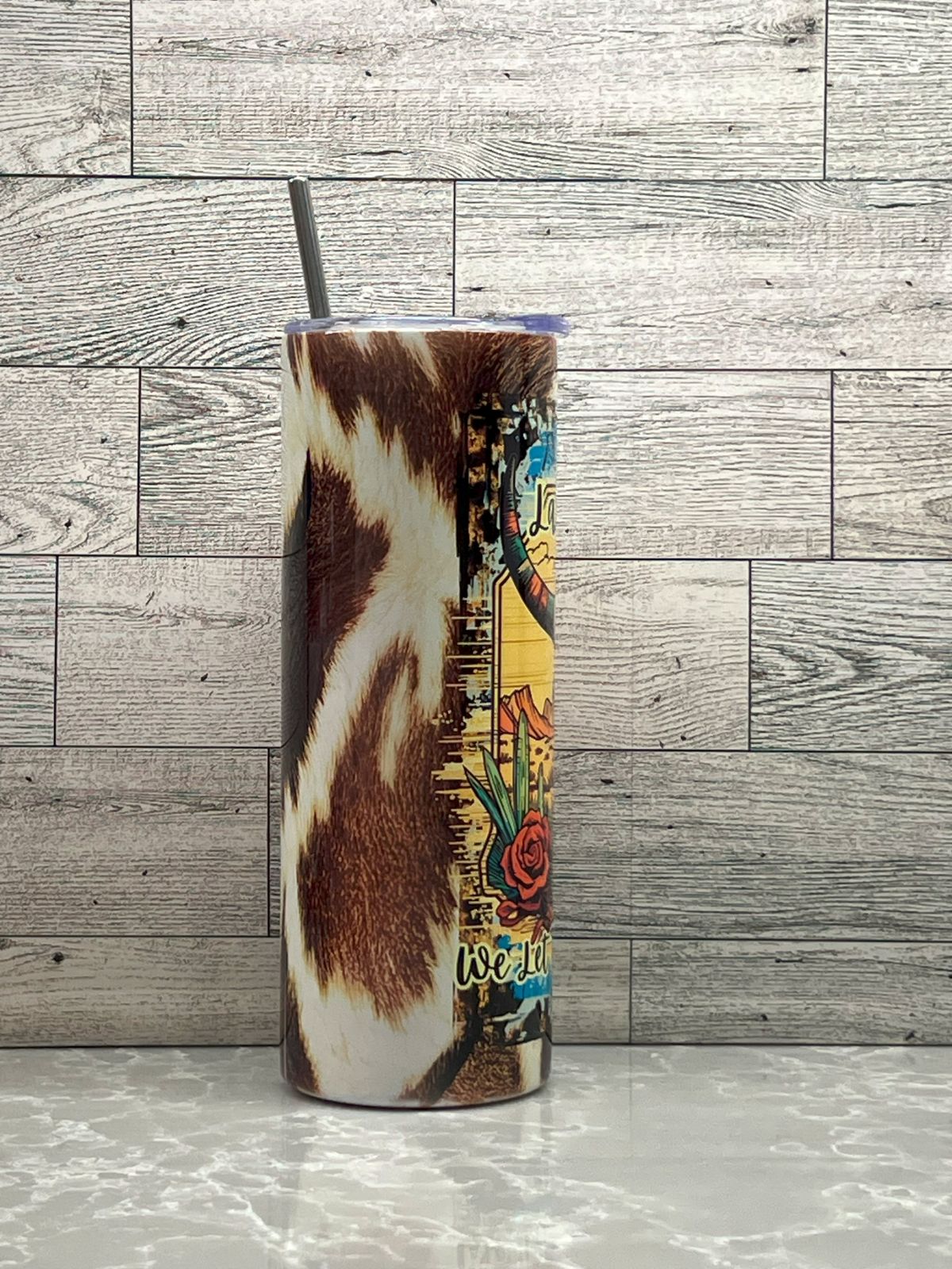 20oz Stainless Steel Tumbler "Last Night"