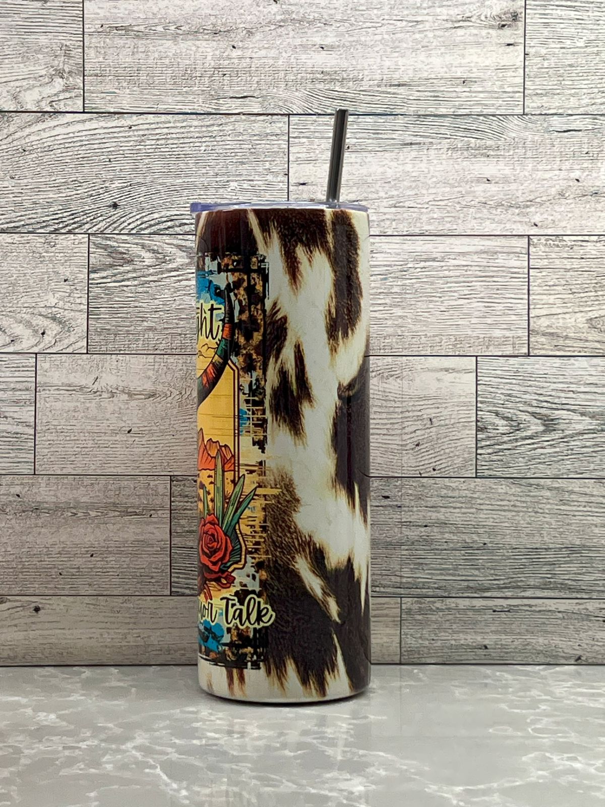 20oz Stainless Steel Tumbler "Last Night"