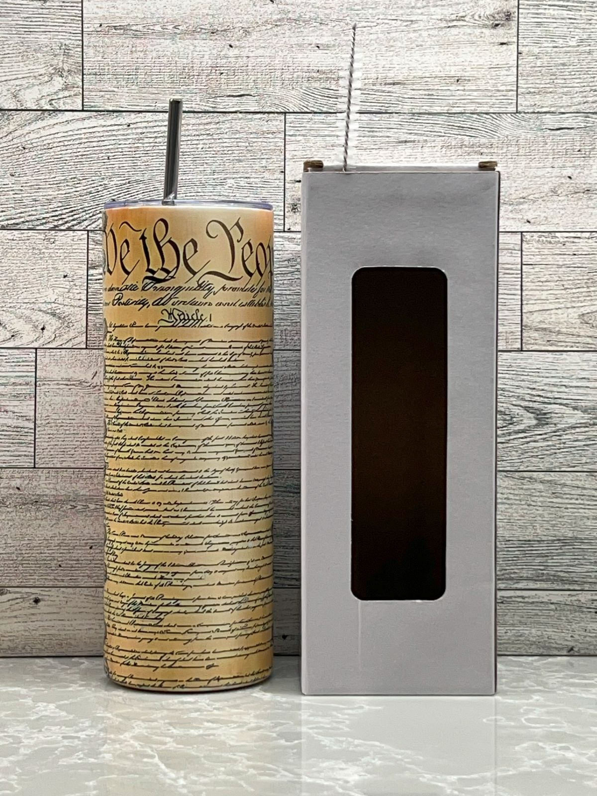 20oz Stainless Steel Tumbler "We The People_02"