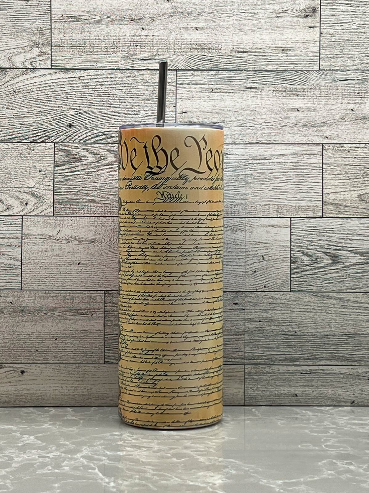 20oz Stainless Steel Tumbler "We The People_02"