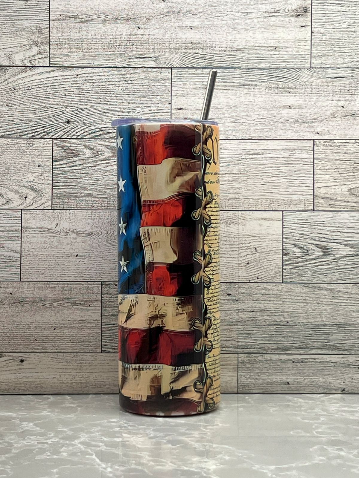 20oz Stainless Steel Tumbler "We The People_02"