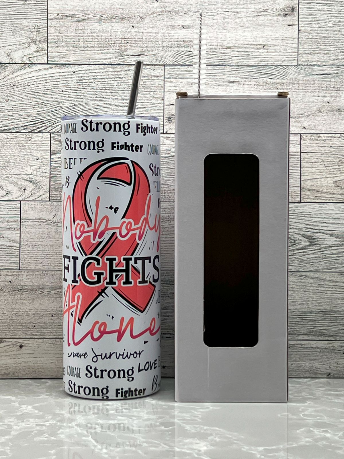 20oz Stainless Steel Tumbler "Cancer"