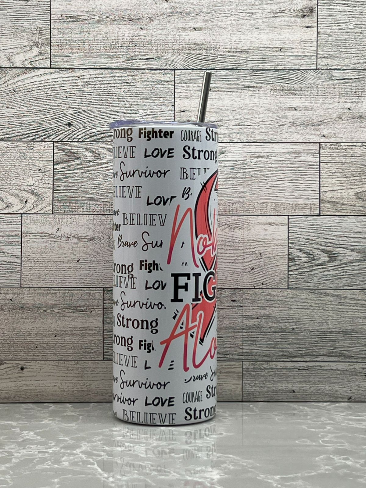 20oz Stainless Steel Tumbler "Cancer"