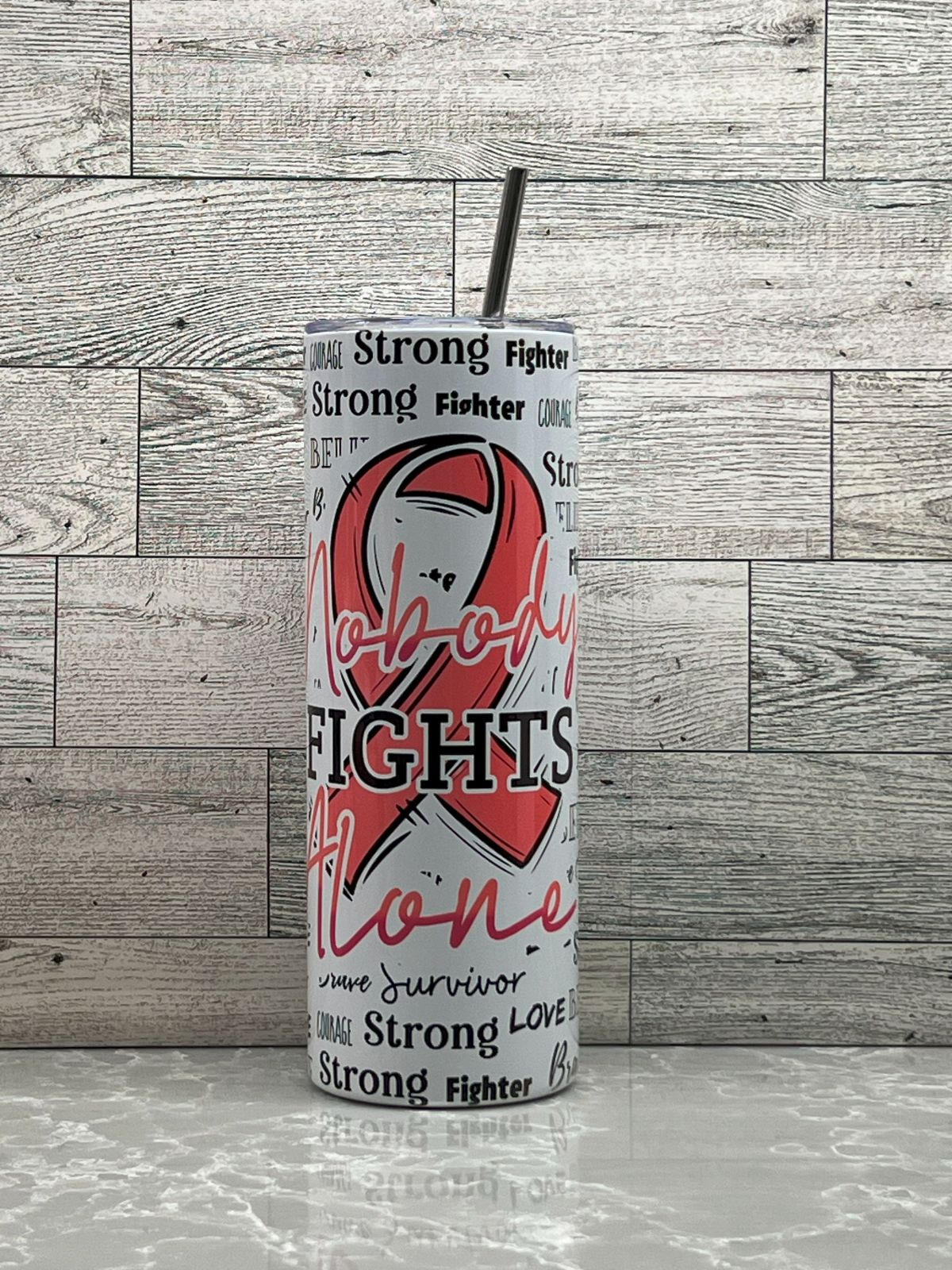 20oz Stainless Steel Tumbler "Cancer"