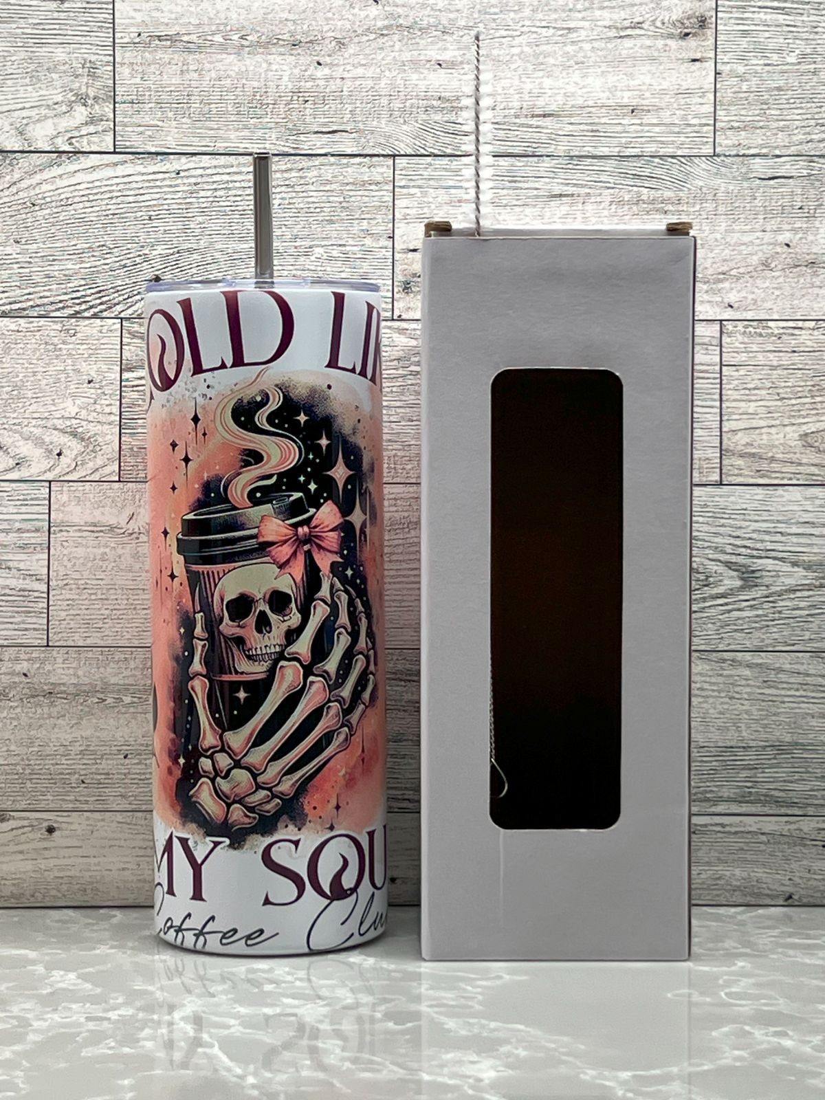 20oz Stainless Steel Tumbler "Cold Soul"