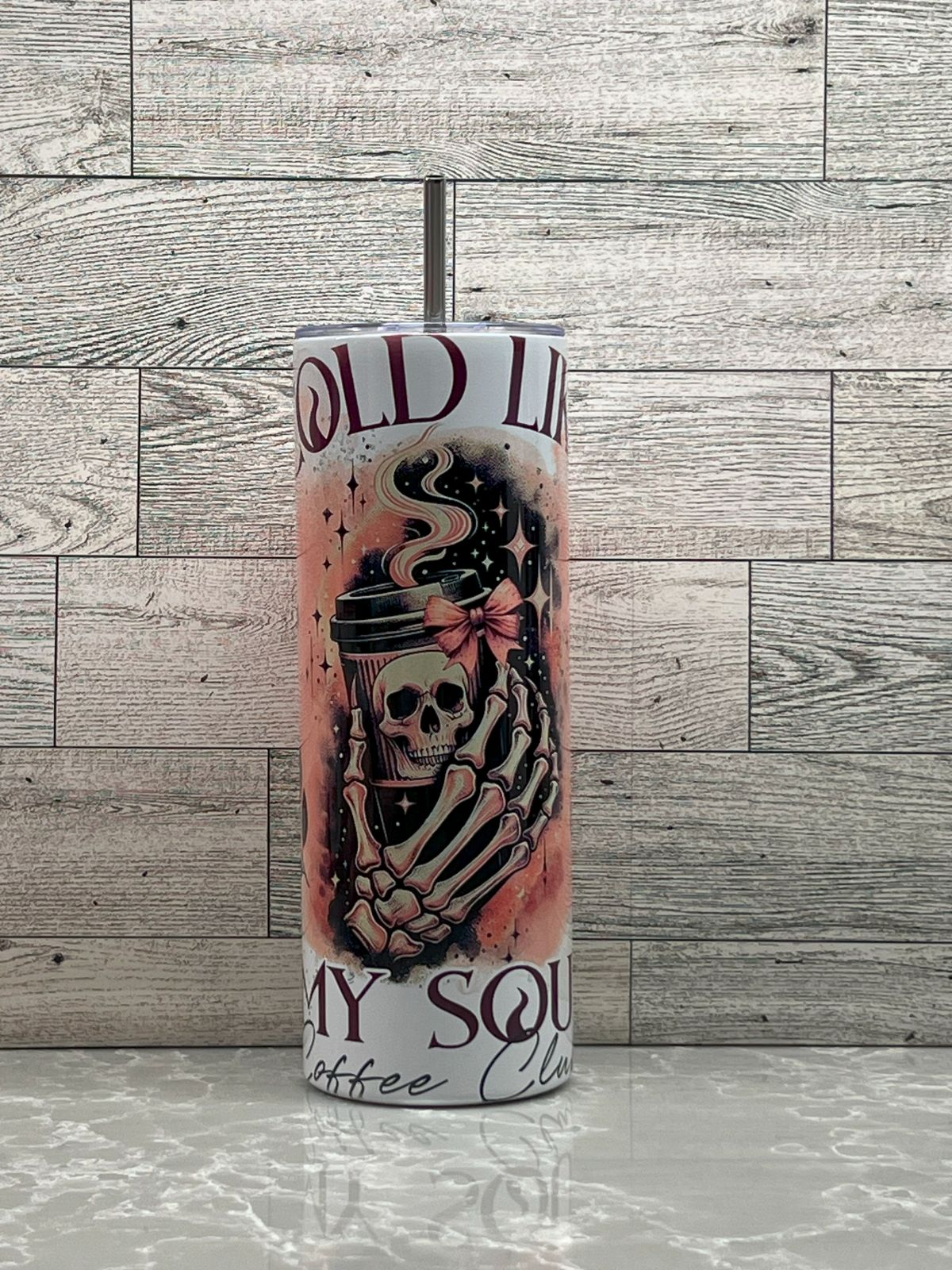 20oz Stainless Steel Tumbler "Cold Soul"