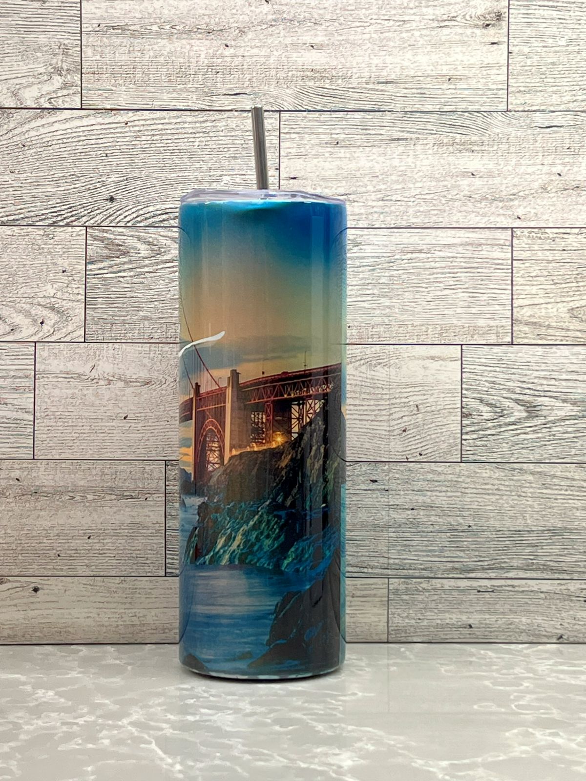 20oz Stainless Steel Tumbler "California"