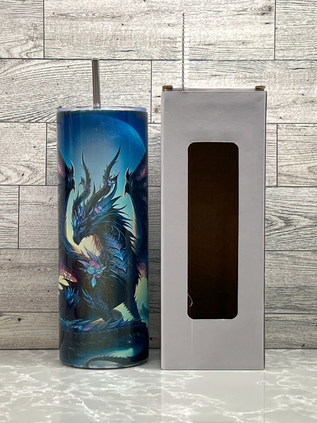 20oz Stainless Steel Tumbler "Dragon"