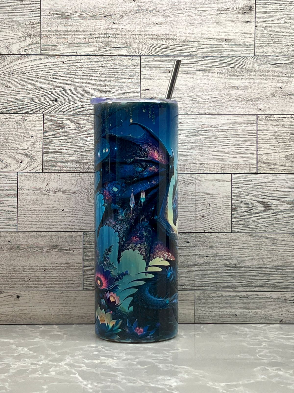 20oz Stainless Steel Tumbler "Dragon"
