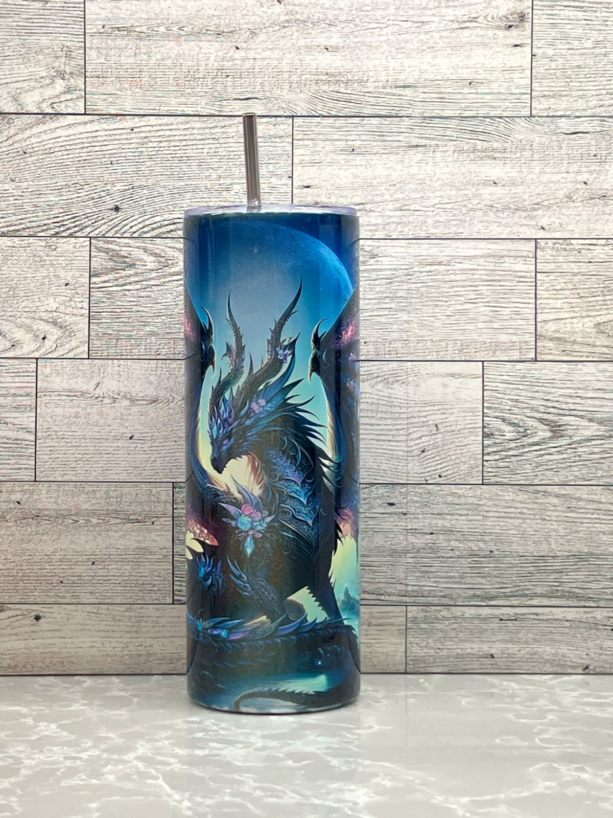 20oz Stainless Steel Tumbler "Dragon"