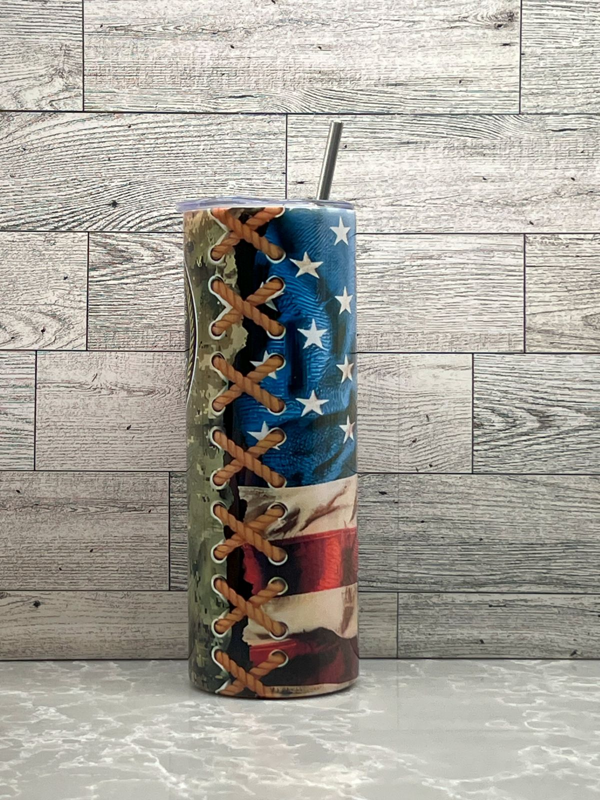 20oz Stainless Steel Tumbler "Marine"