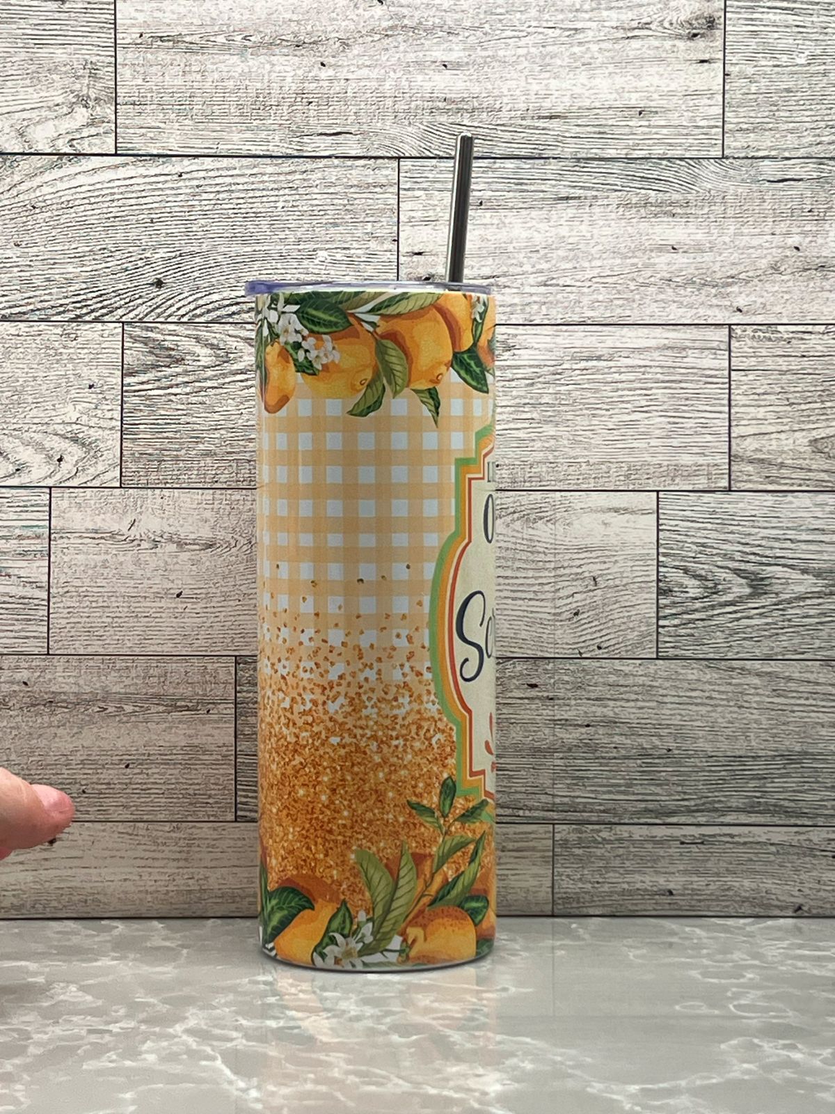 20oz Stainless Steel Tumbler "Screwdriver"