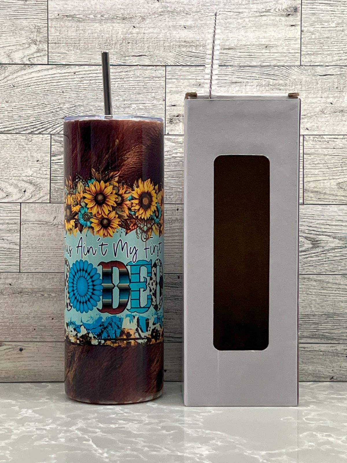 20oz Stainless Steel Tumbler "Rodeo_02"