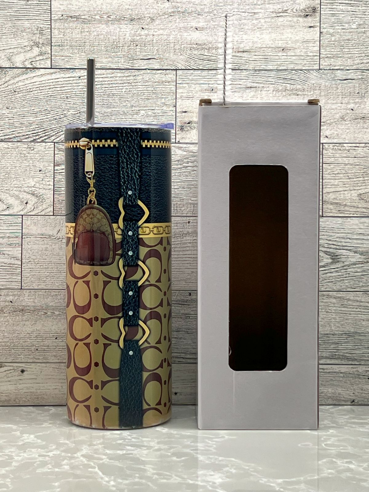 20oz Stainless Steel Tumbler "Purse"