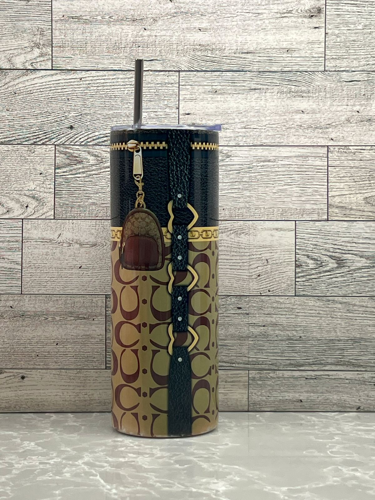 20oz Stainless Steel Tumbler "Purse"